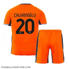 Inter Milan Hakan Calhanoglu #20 Replik 3rd trikot Kinder 2023-24 Kurzarm (+ Kurze Hosen)